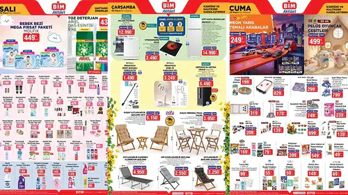 Bütçesini düşünenler ekran başına: BİM’de 5-8 Mayıs fırsatları rafları dolduruyor