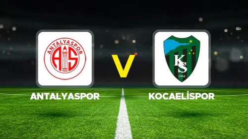 Antalyaspor'un kader gecesi: Akdeniz ekibi ligde kalmak için sahaya çıkıyor