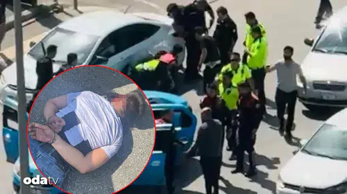 Gaziantep’te dehşet anları: Taksiye el koyup polise kurşun yağdırdılar