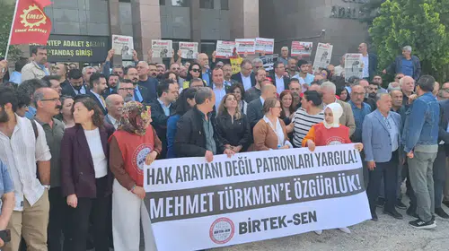 İşçi haklarını savunduğu için 57 gün tutukluydu: BİRTEK-SEN Başkanı Mehmet Türkmen hakkında karar çıktı