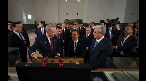 Türk dünyasının kalbi Yesevi’de buluştu: Cumhurbaşkanı Erdoğan’dan tarihi hediye