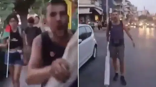 Yunan sokaklarında İsrail askerlerine sert tepki: İstenmiyorsunuz