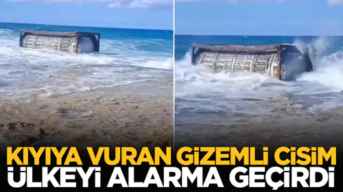 Mısır sahilinde büyük şüphe: Akdeniz'in sularından çıkan esrarengiz nesne güvenlik güçlerini harekete geçirdi