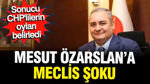 Eski partisi fren oldu: Keçiören Belediye Başkanı Özarslan’a mecliste 'ret' sürprizi