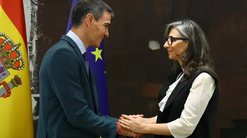 Sanchez'den Albanese'ye anlamlı ödül: Dünyanın vicdanı Başbakanlık konutunda ağırlandı