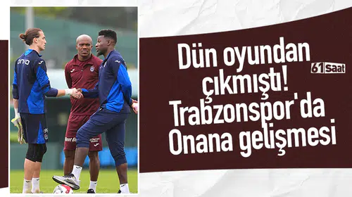 Trabzonspor’da Onana endişesi kısa sürdü: Yıldız oyuncudan sevindiren haber