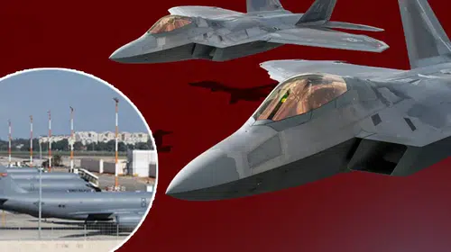 Gökyüzünde stratejik hamle: F-22'ler bölgedeki dengeleri değiştirmek için İsrail'de