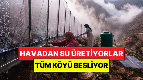 Doğa Ana musluğu açtı: Kurak coğrafyalarda sisin içindeki mucizevi yaşam kaynağı