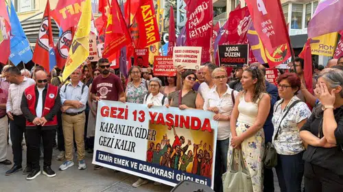 İzmir’de Gezi vurgusu: Direnişin ruhu 13. yılında alanlarda yankılandı