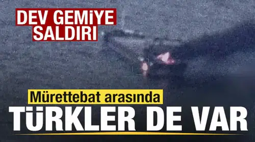 Karadeniz seferindeki ticari gemiye insansız hava aracı saldırısı