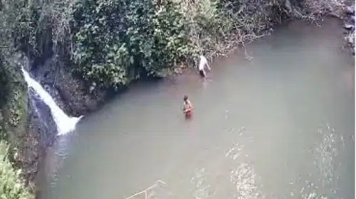 Artvin'de gölet faciası güvenlik kamerasına yansıdı