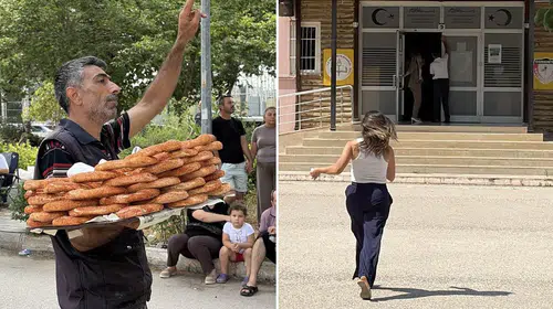 Sınav merkezinde zamanla yarış hüsranla bitti