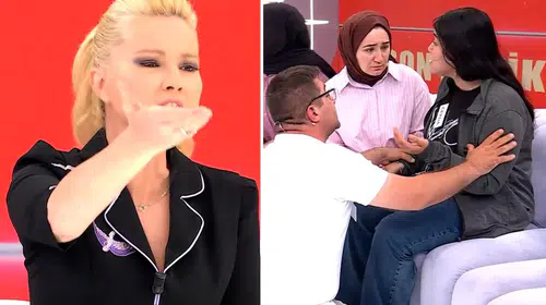 Televizyon yayınında aile fertlerinin tutumu tepki çekti