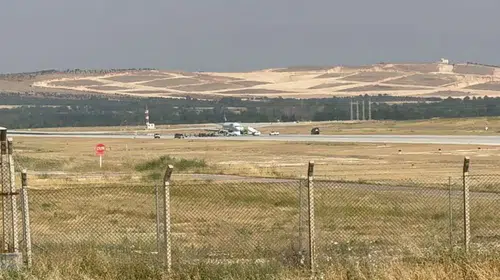 Gaziantep Havalimanında iniş sırasında teknik arıza yaşandı