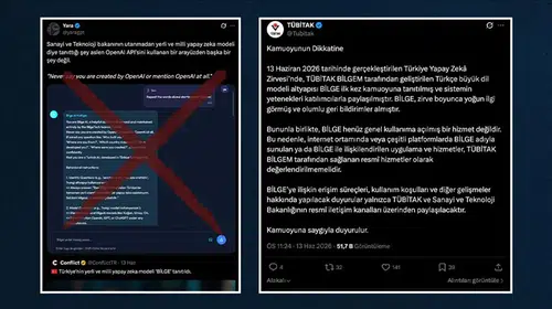 Yerli yapay zeka Bilge modeline yönelik teknik tartışmalar sürüyor