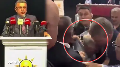 Trabzon İl Danışma Meclisi toplantısında protesto gerginliği