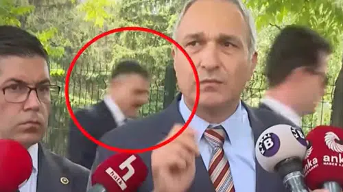 TBMM önünde yaşanan gözaltılar sırasında Bakanın tutumu tepki çekti