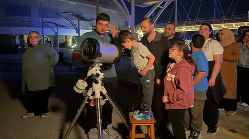Konya bilim meraklılarını gökyüzüyle buluşturdu
