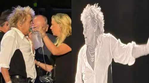 Rod Stewart sahnedeki sağlık krizi nedeniyle zor anlar yaşadı