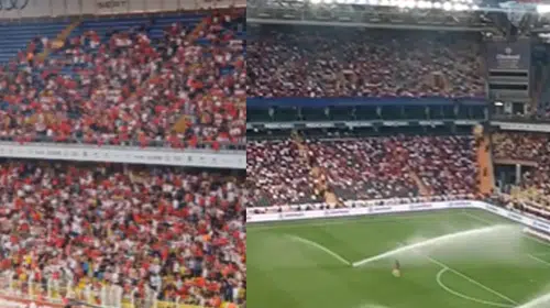 Kadıköy'de ay-yıldızlı coşku: Tribünler tek yürek oldu