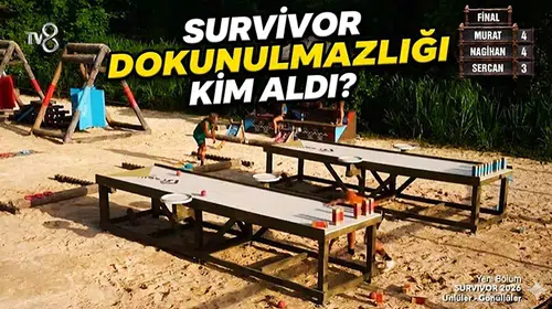 Survivor yarışmasında haftanın ilk dokunulmazlık mücadelesi sonuçlandı