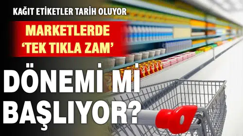 Marketlerde dijital etiket dönemi fiyat takibini zorlaştırıyor