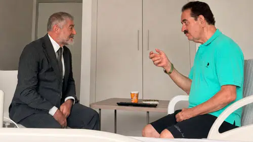 Nureddin Nebati sanatçı İbrahim Tatlıses ile bir araya geldi