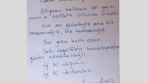 Özgür Özel’den İmamoğlu’na Silivri mesajı: Dayanışma vurgusuyla yeni yaş kutlaması