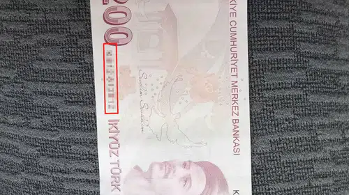 Özel seri numaralı 200 liralık banknot koleksiyonerleri heyecanlandırdı