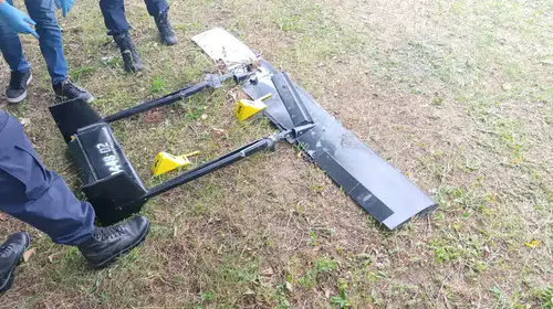 Samsun kırsalında bulunan gizemli hava aracı parçası inceleniyor
