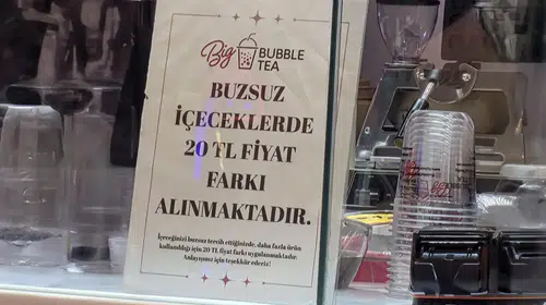 Buz istemeyene ek fatura: Alanya'daki işletmenin yeni politikası şaşkınlık yarattı
