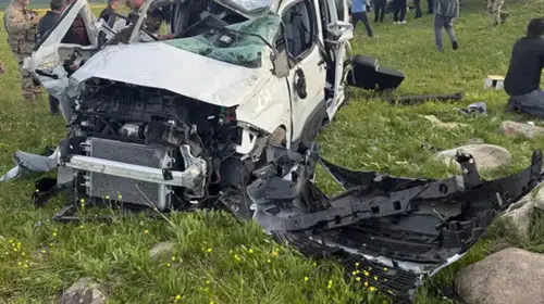 Erzurum karayolunda trafik kazası üç can aldı
