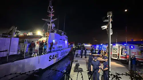 Karadeniz'de batan teknenin mağdurları İnebolu'ya ulaştırıldı
