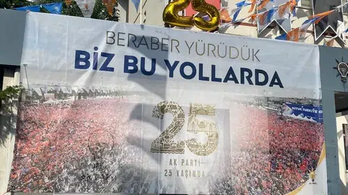 AK Parti Talas teşkilatı kuruluşunun 25 inci yılını kutladı