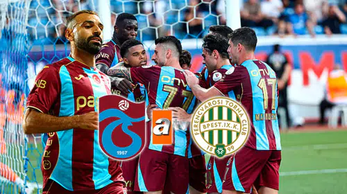 Trabzonspor Ferencvaros Avrupa Ligi randevuları şifresiz yayında
