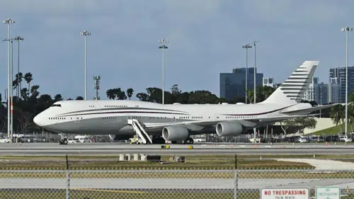 Katar'dan gelen dev hediye gökyüzüne çıkıyor: Trump'ın yeni sarayı Air Force One oluyor