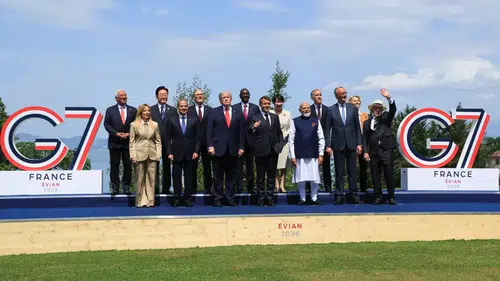 G7 Zirvesi Fransa Evian Kentinde Diplomatik Trafiğe Ev Sahipliği Yapıyor