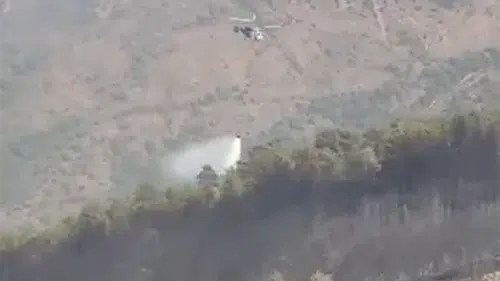 Marmaris orman yangını havadan ve karadan müdahaleyle söndürüldü