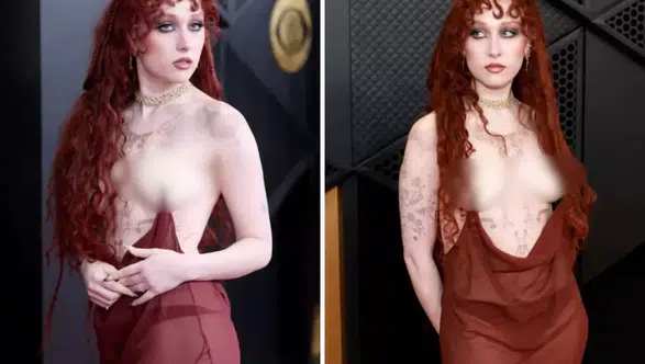 Cesur tercihiyle şoke etti: Ünlü oyuncu ödül törenine sütyensiz çıktı