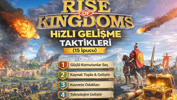 Rise of Kingdoms Hızlı Gelişme Taktikleri (15 İpucu)