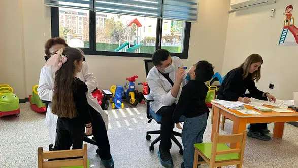 Yuvamız Bakırköy’de minik öğrencilere sağlık taraması yapıldı