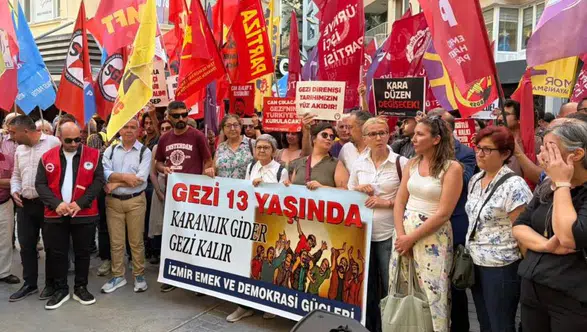İzmir’de Gezi vurgusu: Direnişin ruhu 13. yılında alanlarda yankılandı