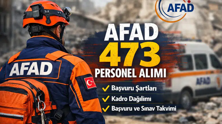 AFAD 473 Personel Alımı Ne Zaman? Başvuru Şartları Neler, Hangi Kadrolar Var?