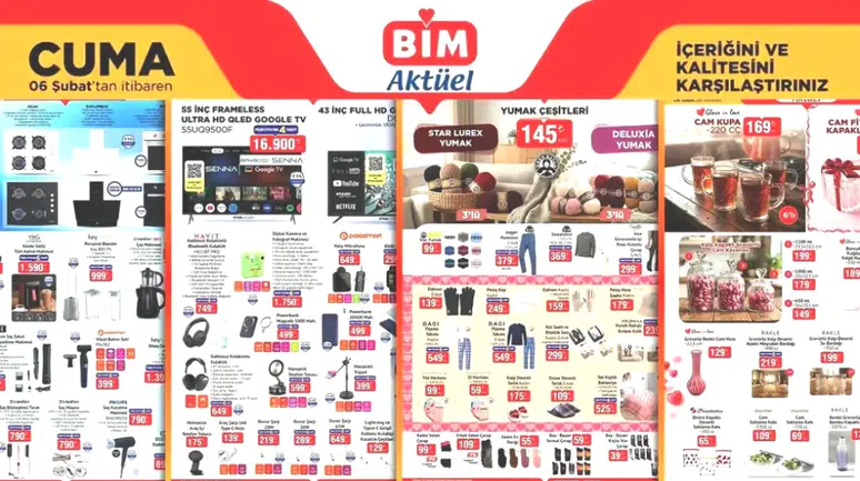BİM'de Yılın İndirim Çılgınlığı! Televizyon, Espresso Makinesi ve Robot Süpürgeyi Kaçırmayın!