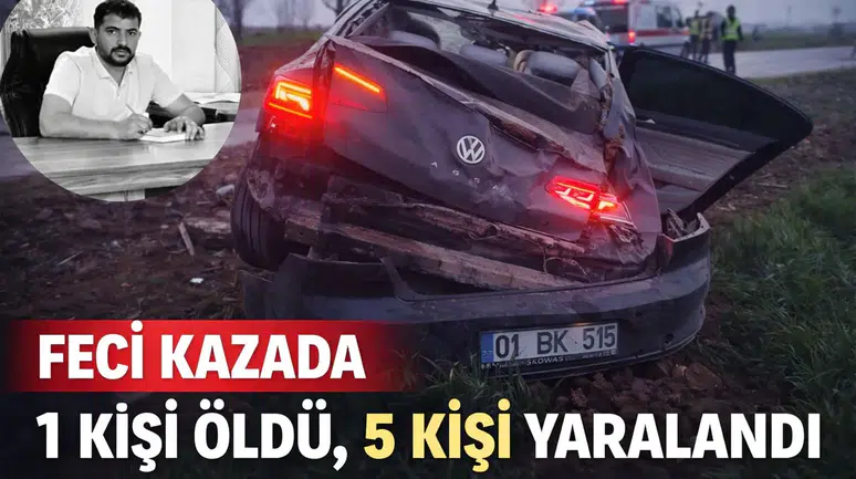 Harran'da devrilen otomobilde 1 ölü, 5 yaralı!