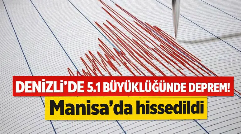 Denizli Depremi Çevre İlleri Salladı! AFAD İlk Verileri Açıkladı