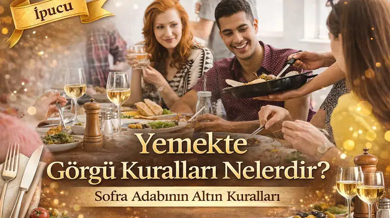 🍽️ Yemekte Görgü Kuralları Nelerdir? Sofra Adabının Altın Kuralları