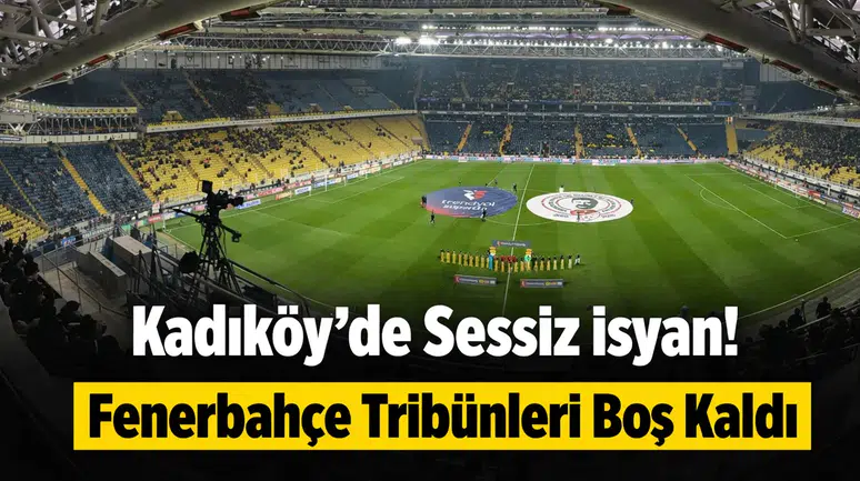 Fenerbahçe-Gaziantep maçı: Büyük boşluklar dikkat çekti!