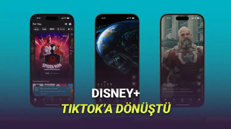 Disney+ da Tiktok Esameleri Görülüyor: Artık Kaydırarak Video Dizi ve Film Zamanı