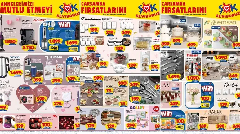 Anneler Günü hazırlıkları ŞOK’ta başladı: İşte 6 Mayıs’ın dikkat çeken indirim listesi